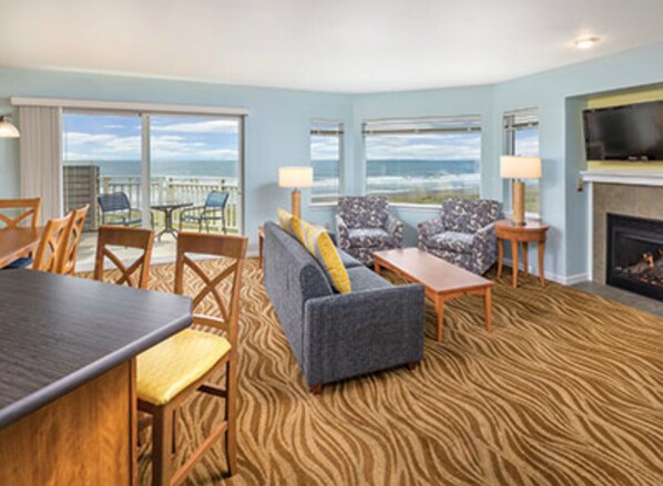 Smart TV, fireplace, video games, DVD player - Spectacular Worldmark Mariner Village on the Ocean at Ocean Shores - 5 Star Cond (Ocean Shores)