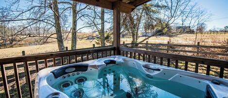 Baignoire à remous extérieure