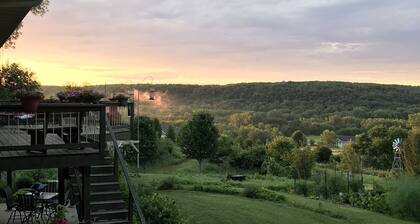 Country setting 2-3 miles from the River, Luther College and downtown Decorah