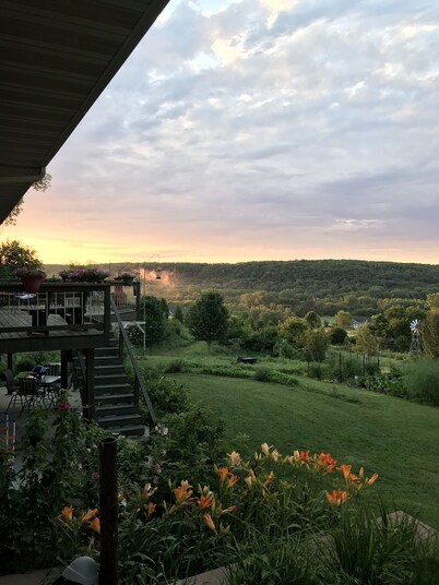 Country setting 2-3 miles from the River, Luther College and downtown Decorah