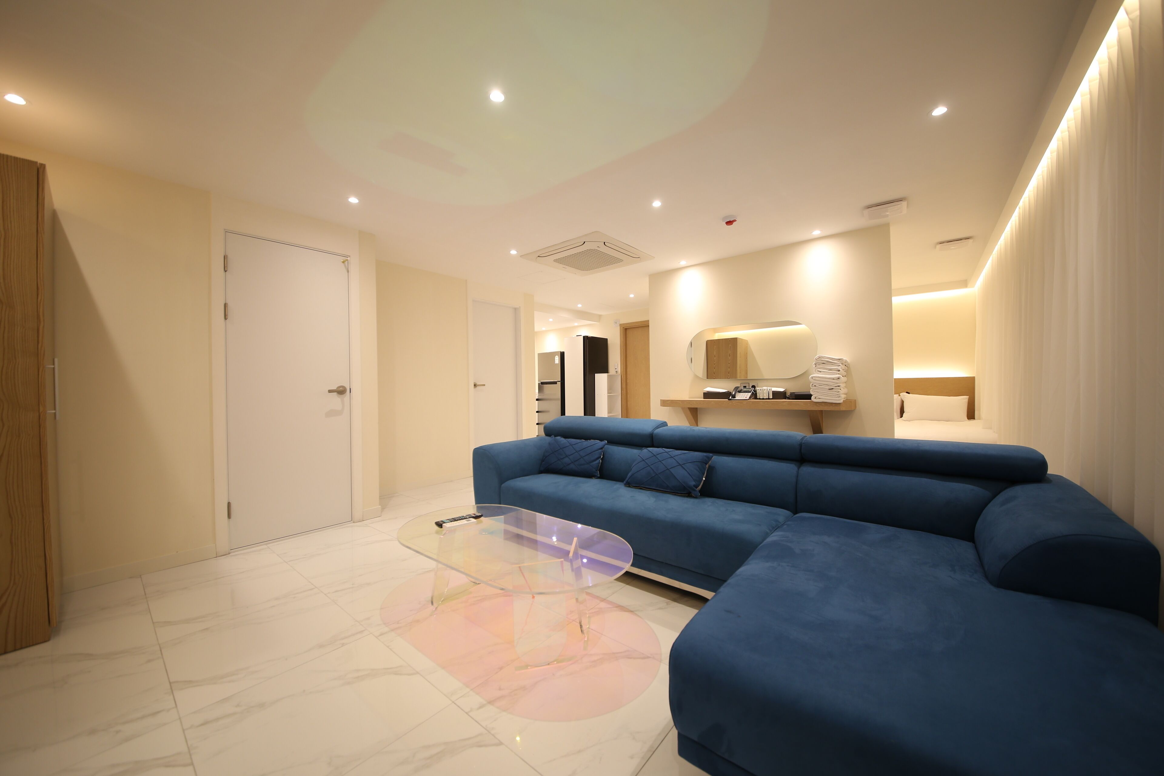 Private Party Room | Down duvets, individually decorated, desk, blackout curtains