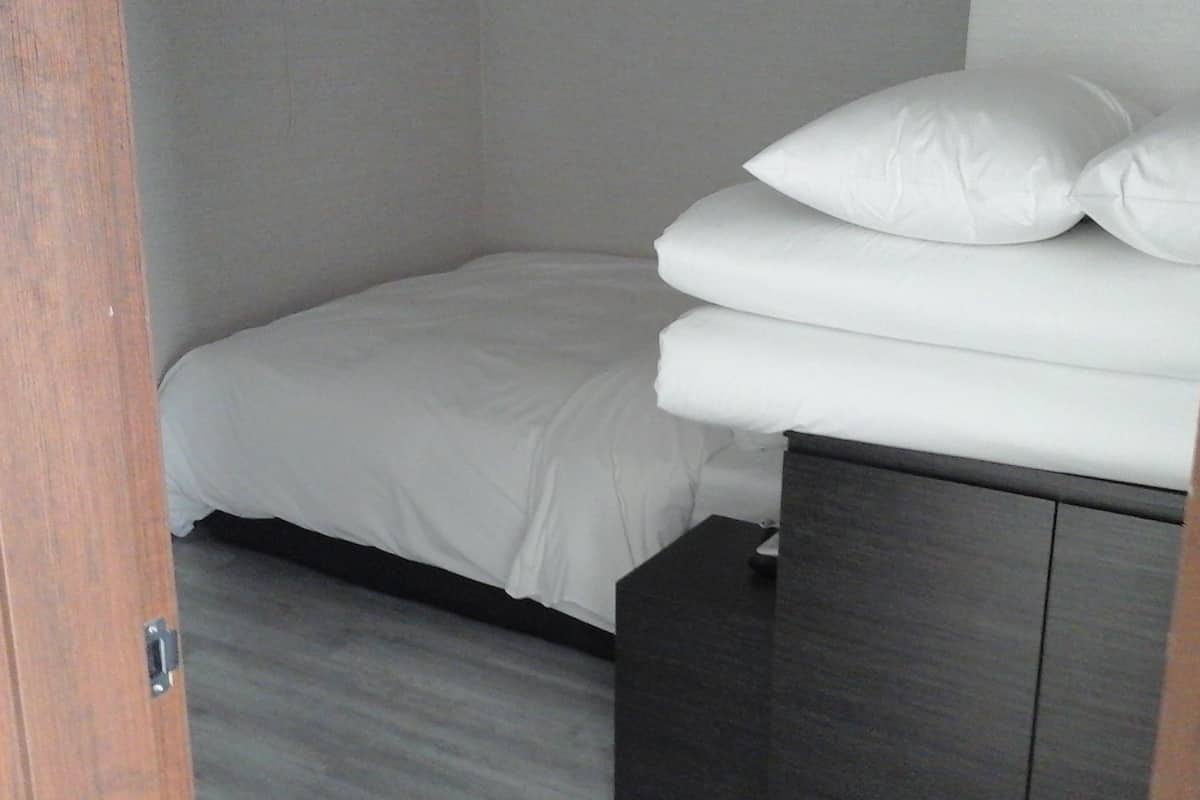 Suite (B) | Een gratis minibar, verduisterende gordijnen, gratis wifi, beddengoed