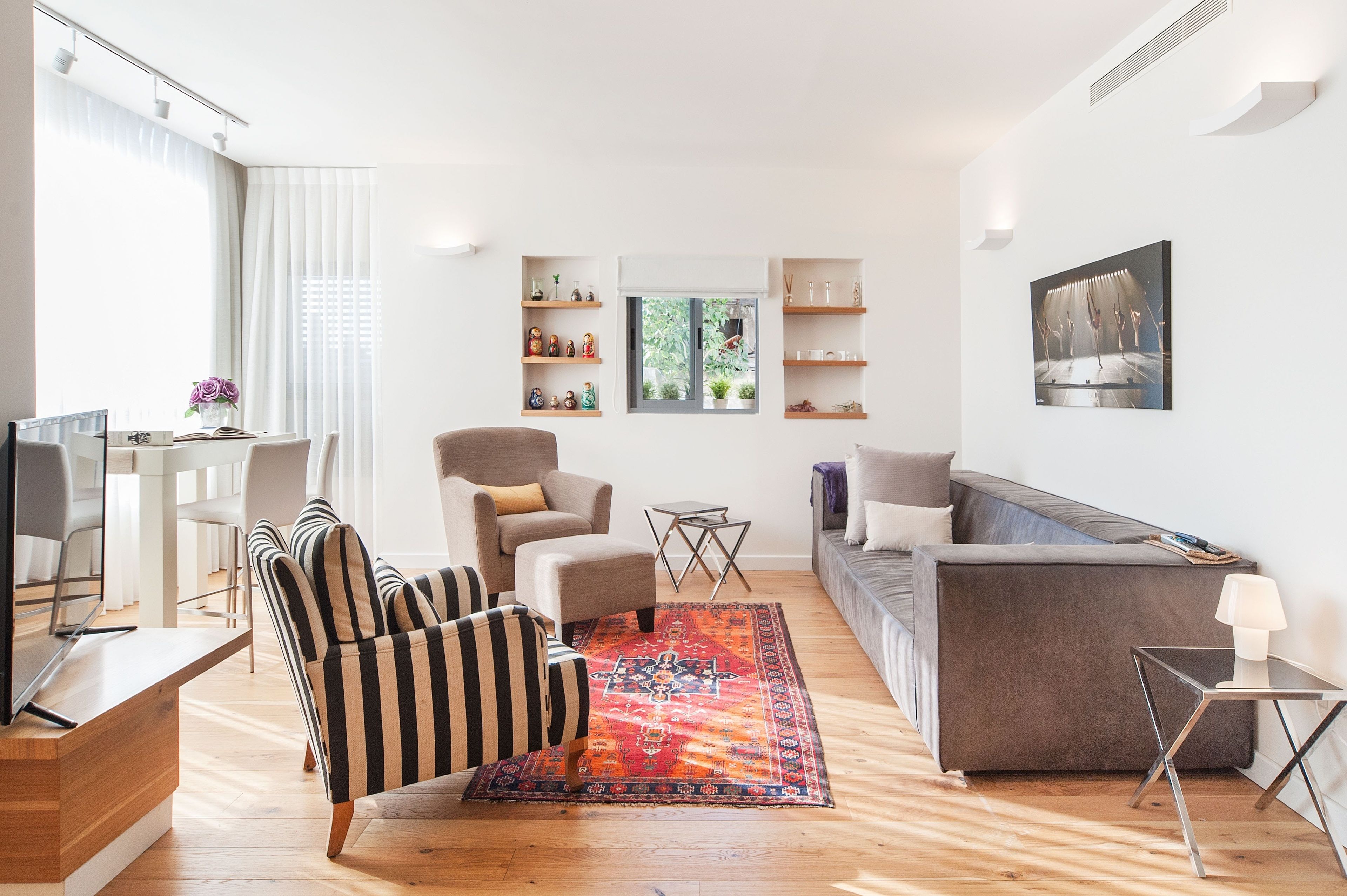 公寓, 2 間臥室 | 客廳 | 平面電視