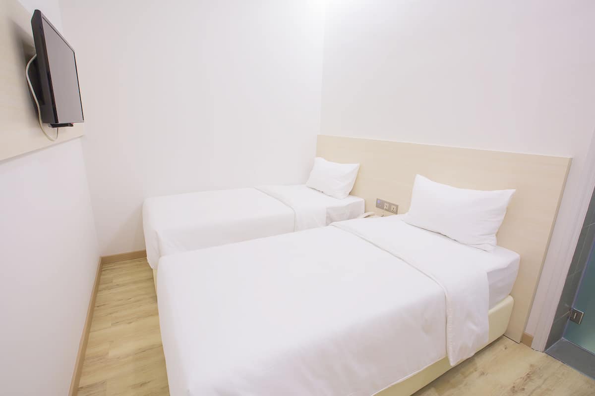 Deluxe Twin Room | Desk, iron/ironing board, free WiFi, bed sheets
