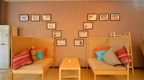 Sitteområde i lobbyen