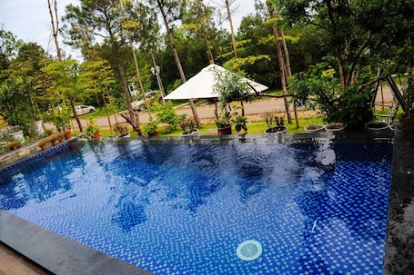 Indoor pool, outdoor pool, open open 24 hours, pool umbrellas