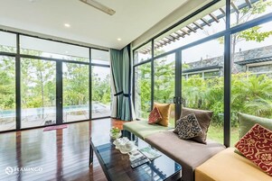 Villa de lujo, 2 habitaciones, piscina privada