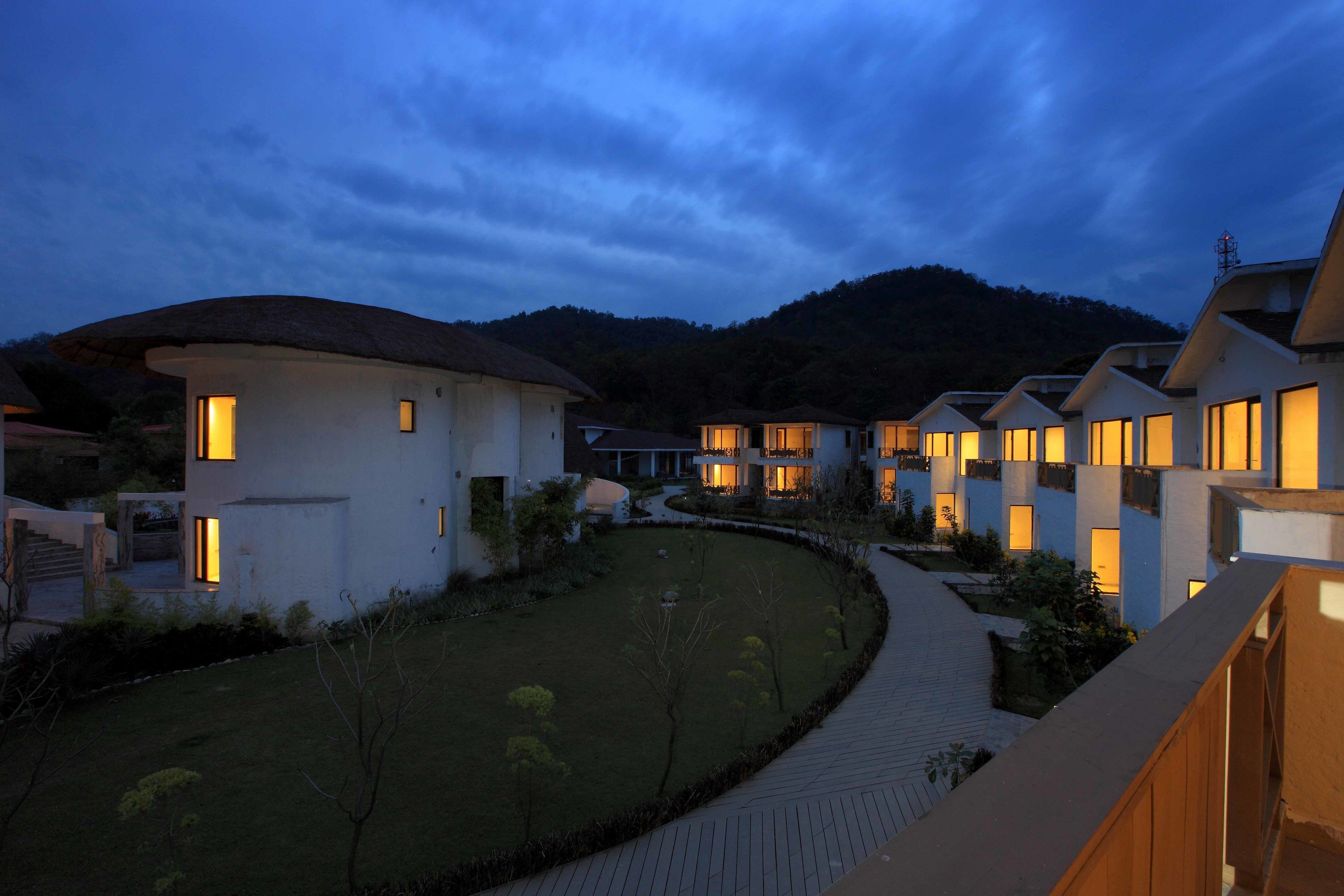 Front of property - evening/night