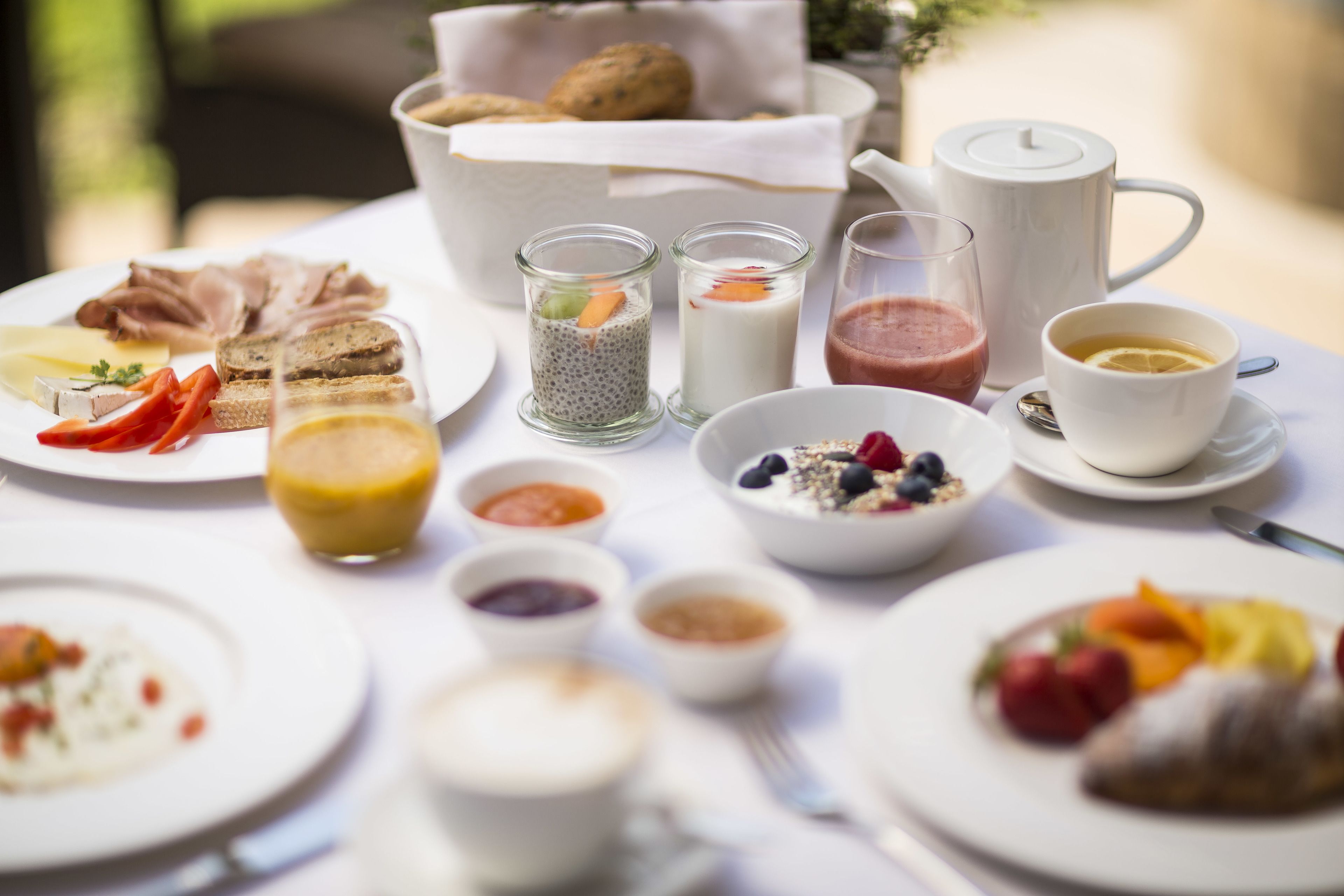 Daily buffet breakfast (EUR 32 per person)