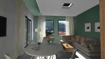Deluxe Suite | Living room | Plasma TV