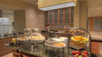 Daily cooked-to-order breakfast for a fee