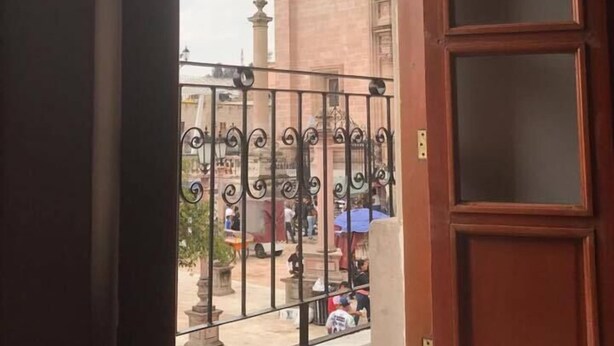 View from room - Hotel Riviera (San Juan de los Lagos)