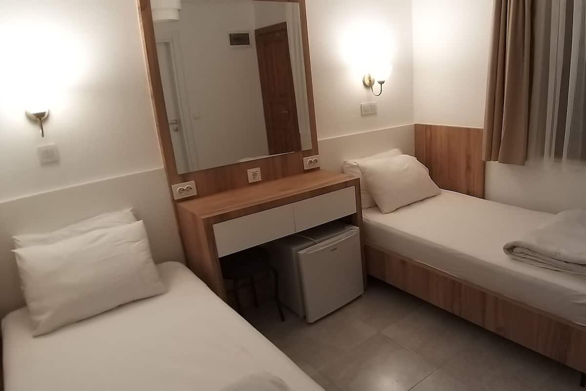 Habitación estándar con 2 camas individuales | Sábanas de algodón egipcio, ropa de cama de alta calidad y minibar