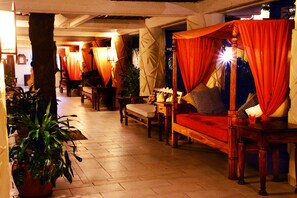 Sala de estar en el lobby