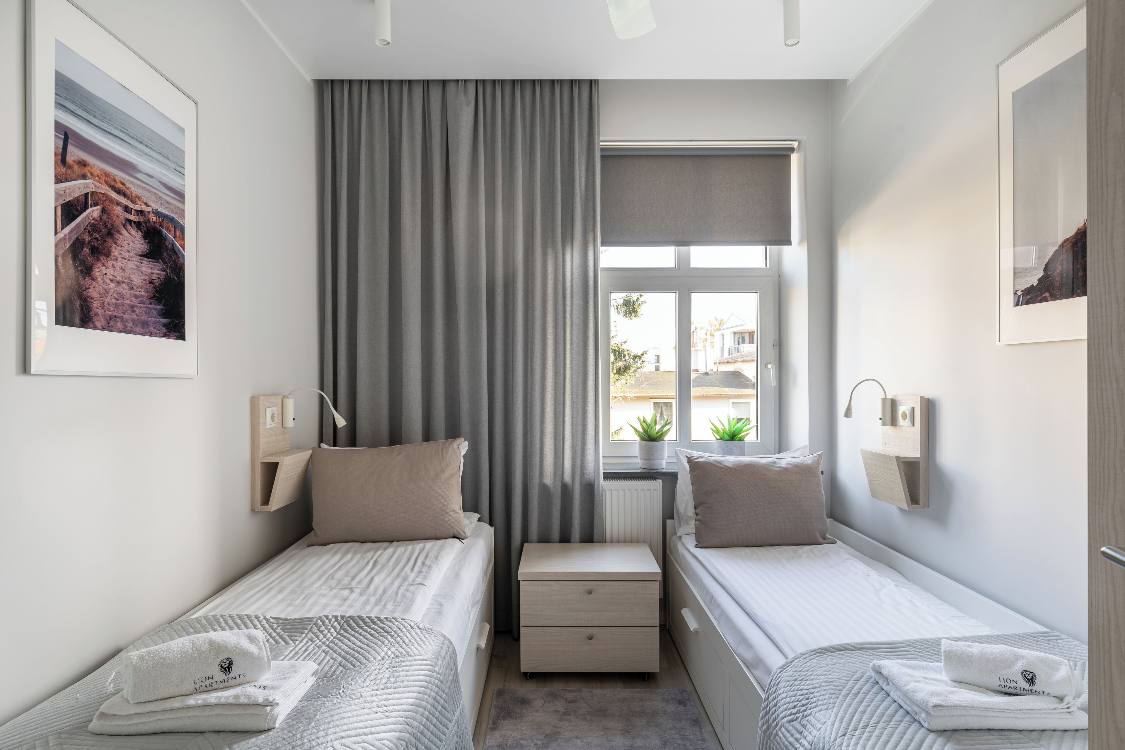 2 habitaciones y ropa de cama de alta calidad 