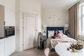 Suite estudio Deluxe | 2 habitaciones y ropa de cama de alta calidad 