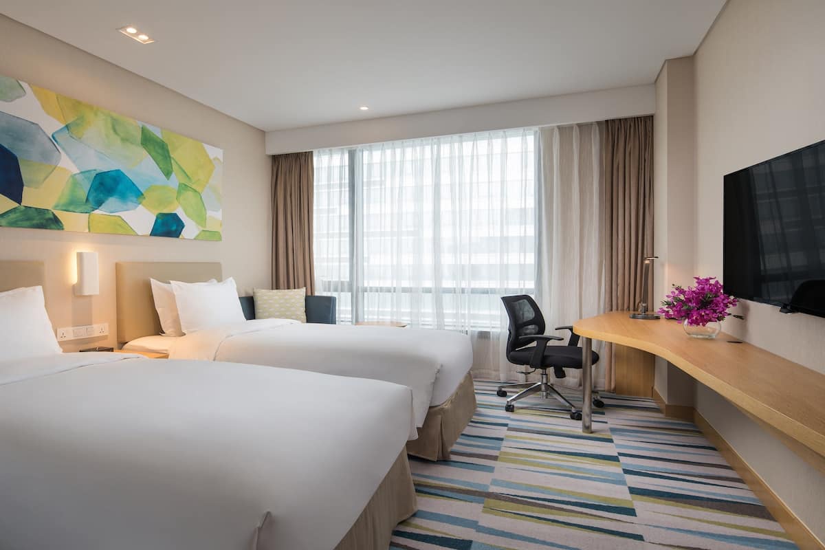 Minibar, in-room safe, desk, blackout curtains