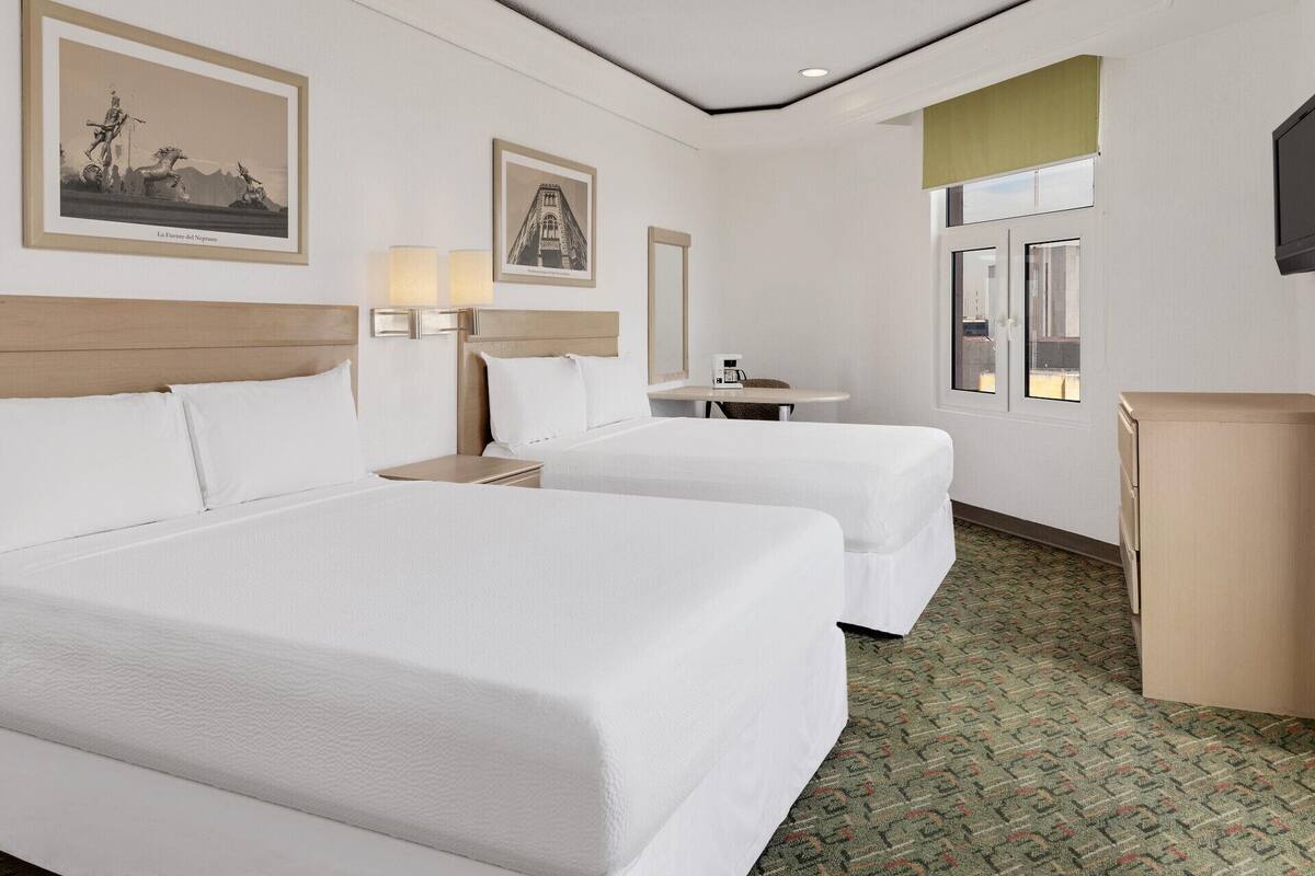 In-room safe, desk, soundproofing, cribs (free)