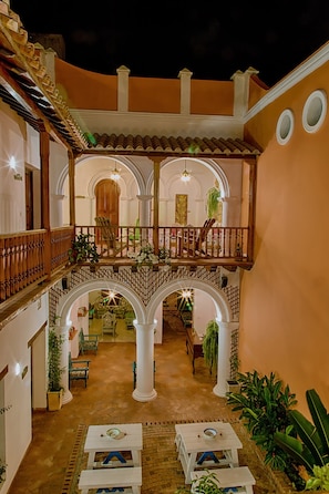 Interior entrance