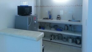 公寓, 1 间卧室 | 私人简易厨房 | 冰箱、微波炉、炉灶、厨具/餐具