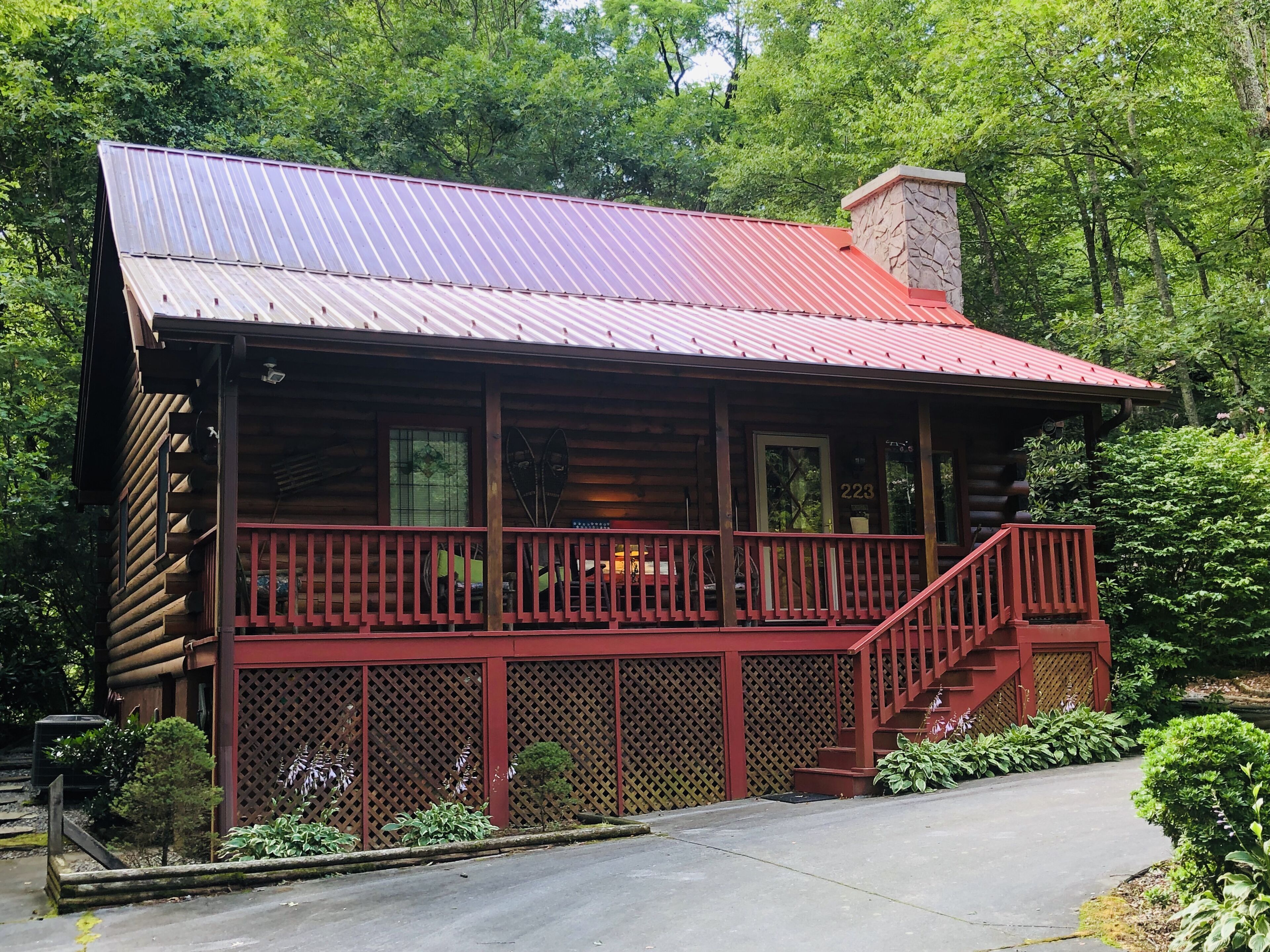 Cabin Nestled in Blowing Rock