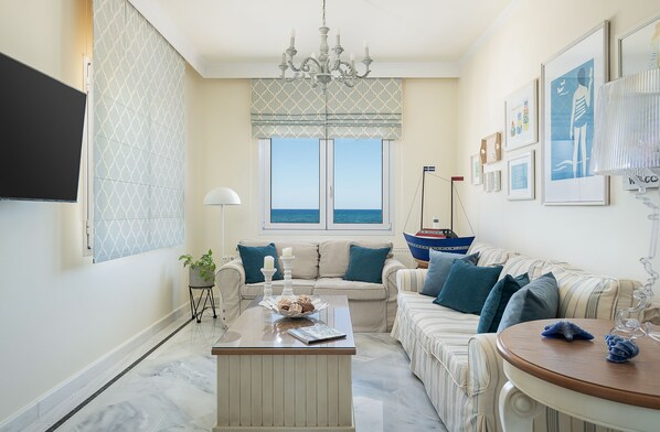 Smart TV, DVD player, books, video library