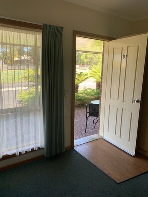 Twin Room | Premium bedding, desk, laptop workspace, iron/ironing board