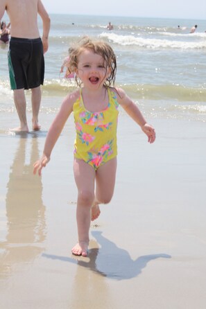 Una spiaggia nelle vicinanze