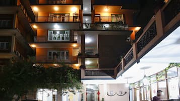 Front of property – evening/night