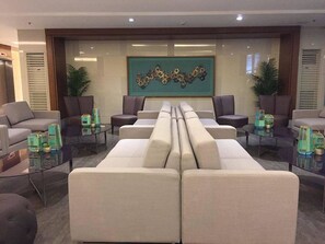 Lobby sitting area - SeaBreeze at Breeze Residences (Pasay)