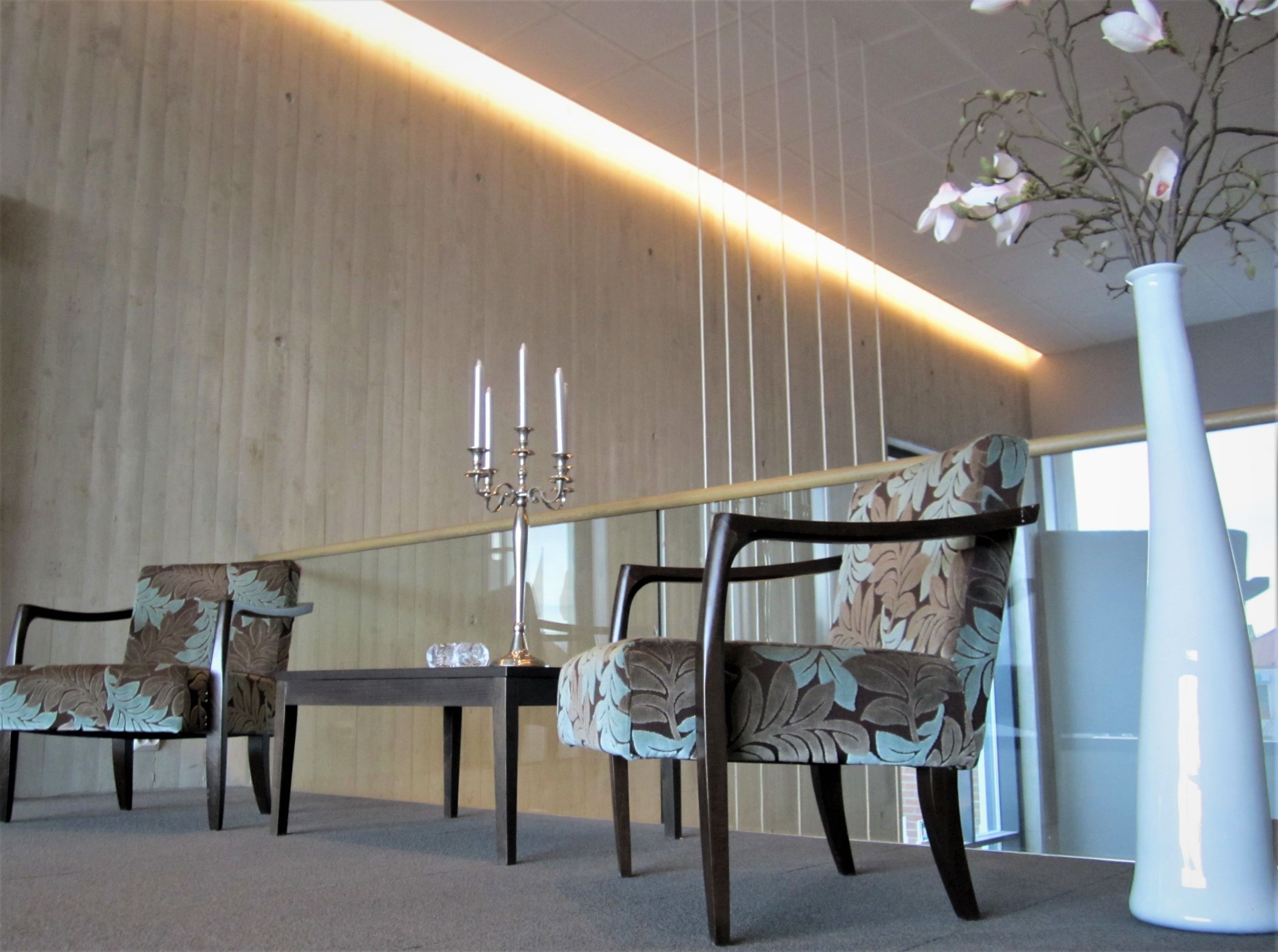 Sitteområde i lobbyen