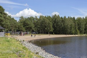 On the beach - First Camp Mörudden Karlstad (Hammaro)