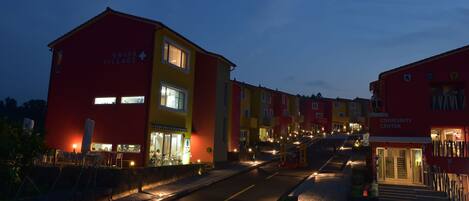 Front of property – evening/night