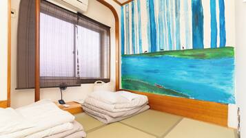 Desk, rollaway beds, free WiFi, bed sheets