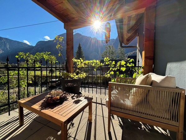 Panoramic Apartment, 1 Queen Bed with Sofa bed, Non Smoking, Mountain View | Balcony view