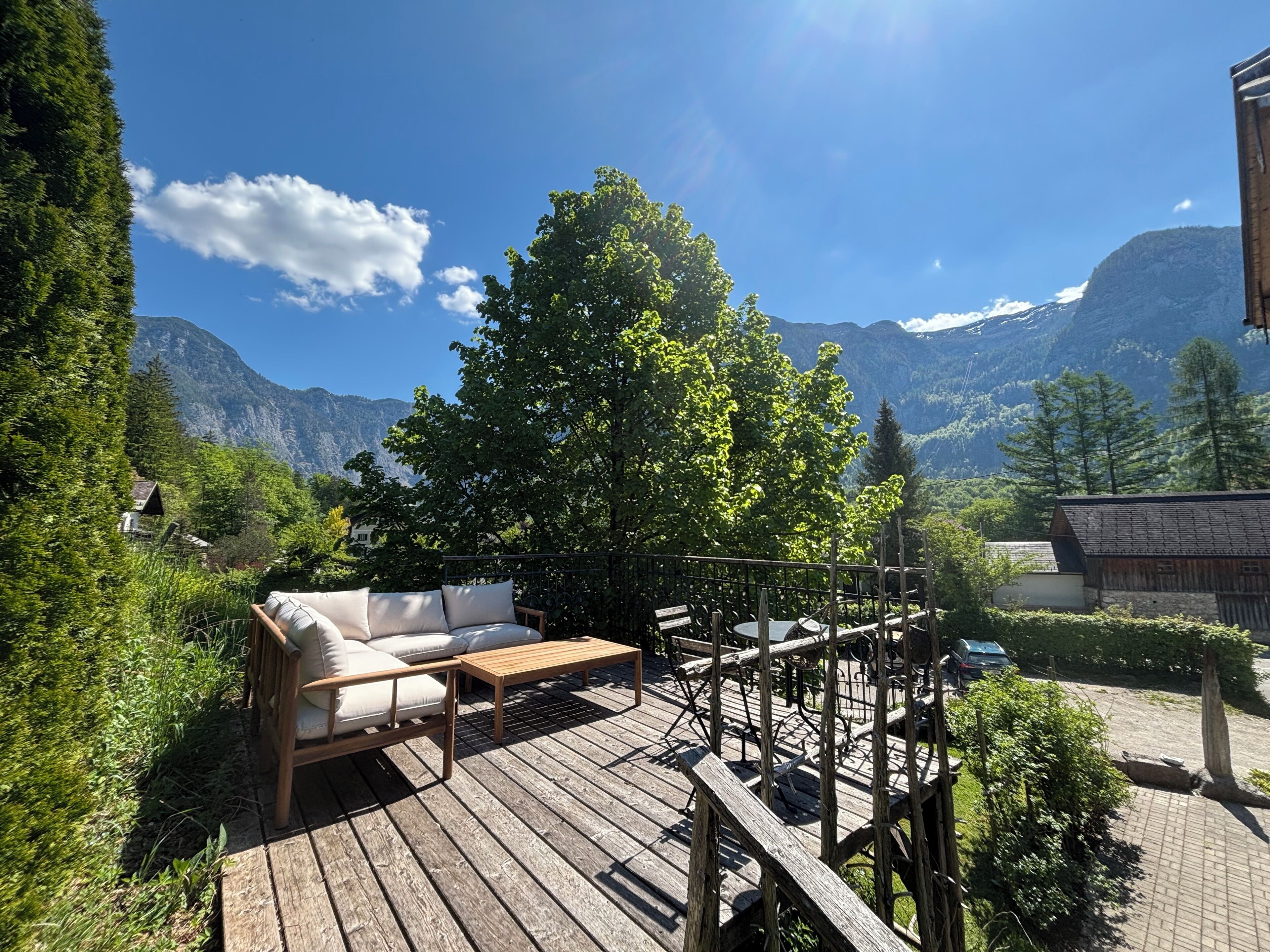 傳統公寓, 1 張加 大雙人床, 非吸煙房, 山景 | 露台/庭院