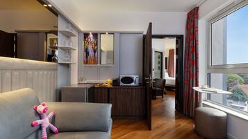 Double Room, 2 Double Beds (Trendy) | 1 bedroom, premium bedding, pillow-top beds, in-room safe