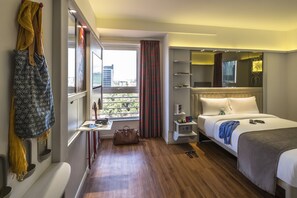1 slaapkamer, luxe beddengoed, pillowtop-bedden, een kluis op de kamer