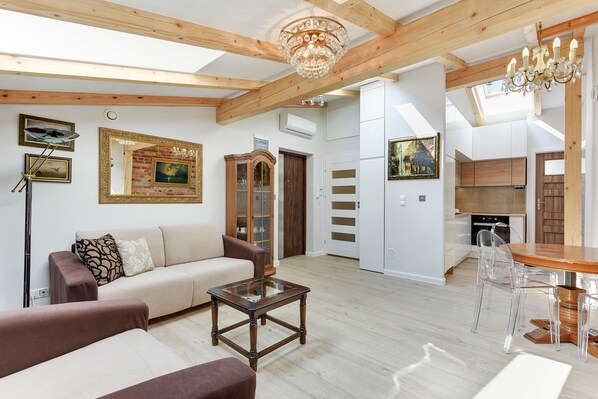 Living area - Lion Apartments - Parkowa 33a (Sopot)