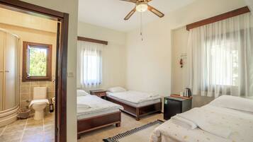 Family Quadruple Room | Hypo-allergenic bedding, desk, iron/ironing board (on request)