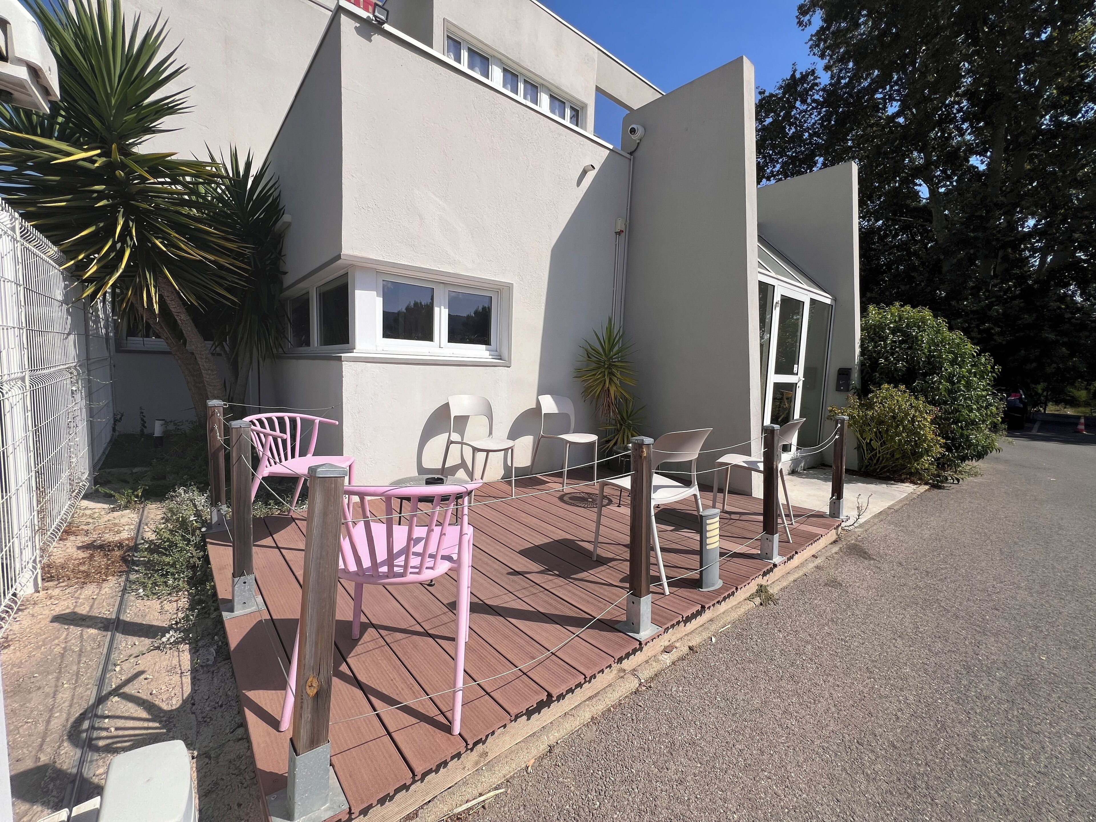 Façade de l’hébergement