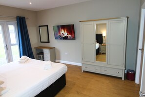 Premium Apartment, 2 Bedrooms | 1 bedroom, desk, laptop workspace, blackout drapes - Plawsworth Aparthotel (Chester-le-Street)