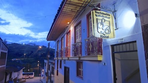 Front of property – evening/night