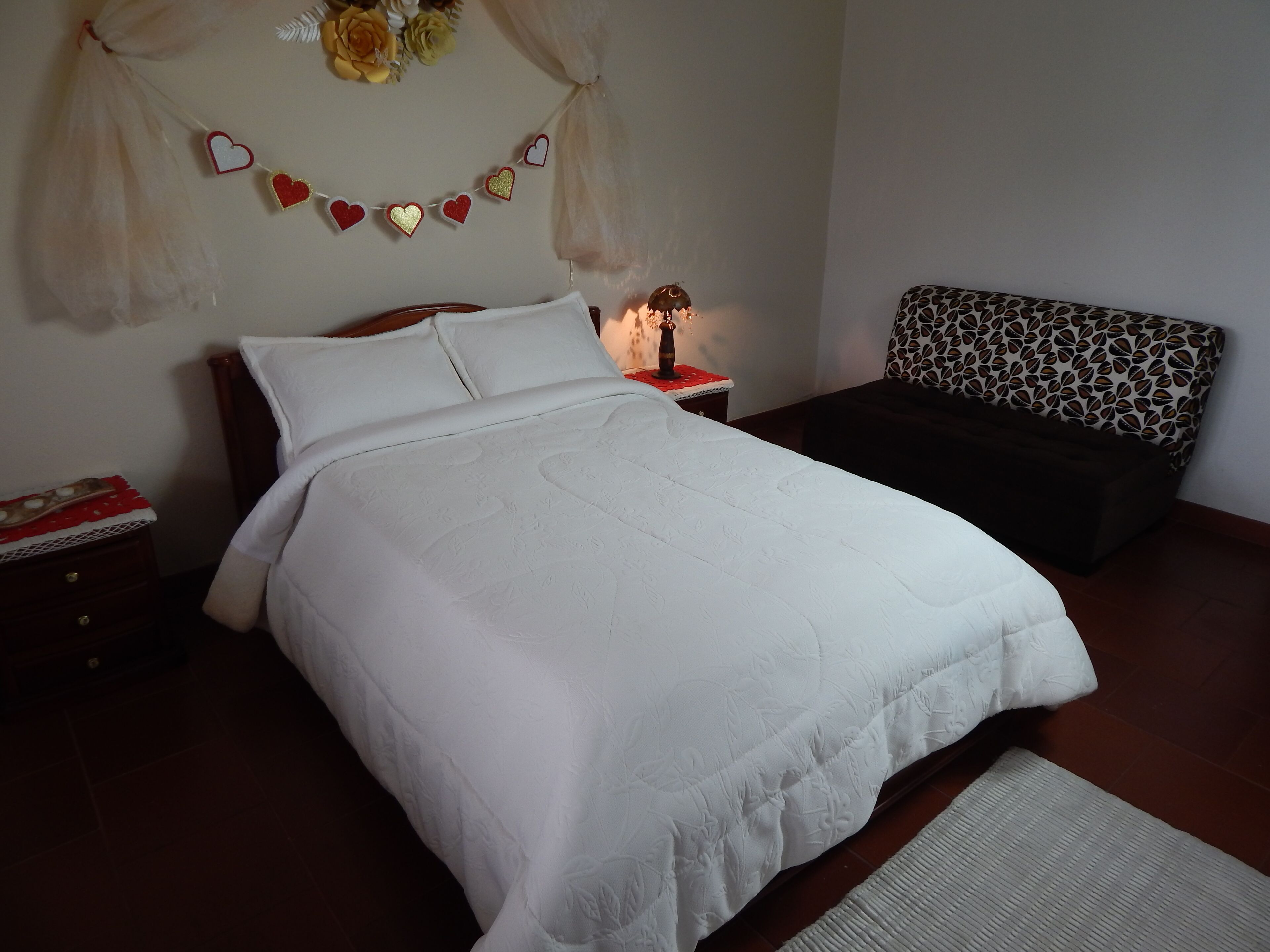 Romantisches Doppelzimmer, 1 Doppelbett, Gartenblick | Blick auf den Garten