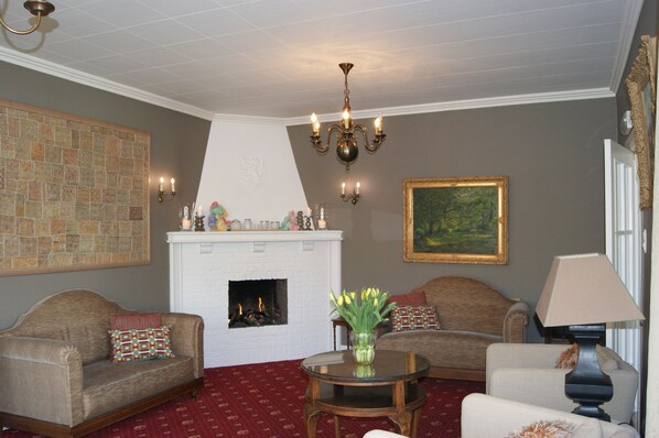 Fireplace - Hotel Les Arcades (Knokke-Heist)