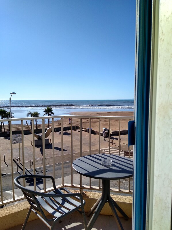 Panoramic Double Room, 1 Double Bed, Balcony, Sea View | Iron/ironing board, free WiFi, bed sheets