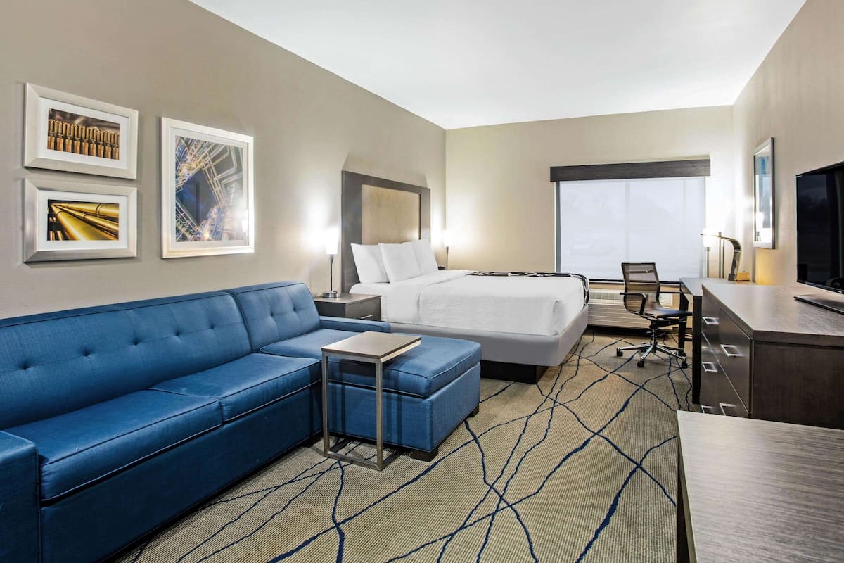 Deluxe Suite, 1 King Bed, Non Smoking | Premium bedding, down comforters, in-room safe, desk