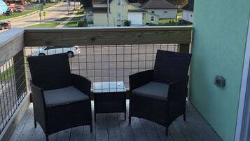 Rum - 1 kingsize-säng - balkong - utsikt mot havsviken (Room 15) | Balkong