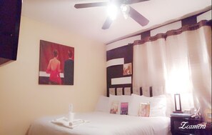 스탠다드룸, 침실 1개, 장애인 지원, 금연 | 7 개의 침실, 고급 침구, 미니바, 책상