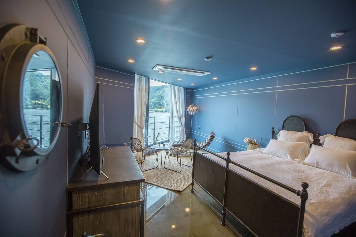 客房, 河景 (SS IX) | 高档床上用品、免费 WiFi、床单